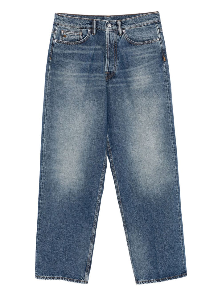 Nine In The Morning
Pantaloni cinque tasche blu sbiadito