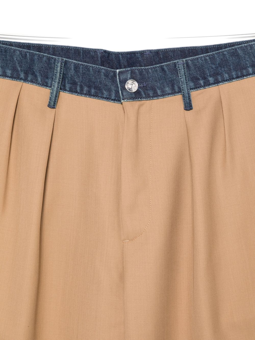 Nine In The Morning
Pantaloni con pannelli in denim