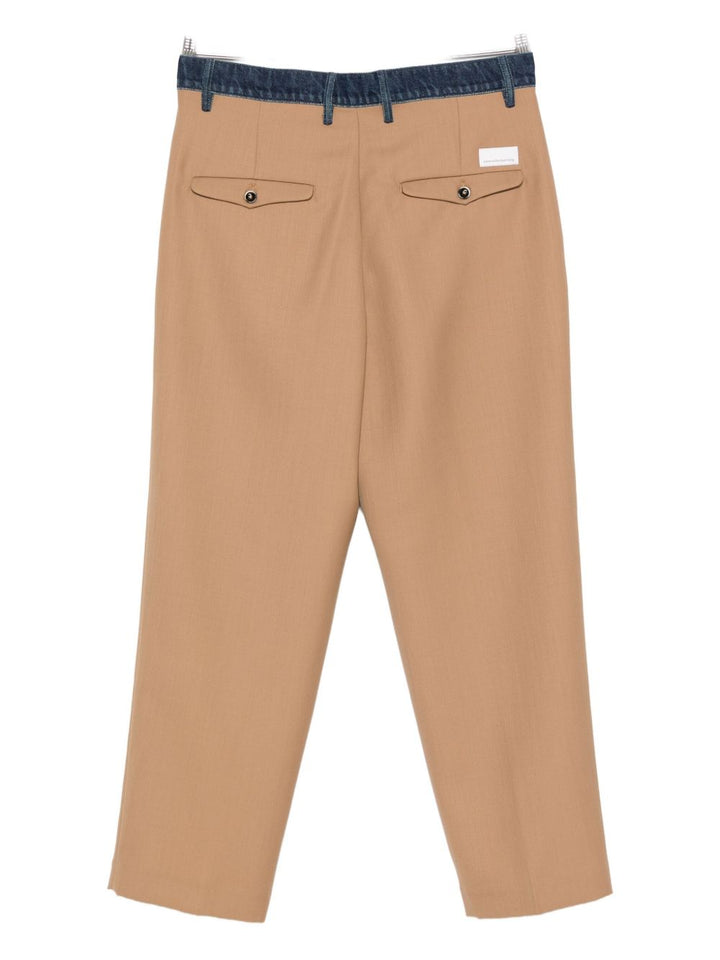 Nine In The Morning
Pantaloni con pannelli in denim