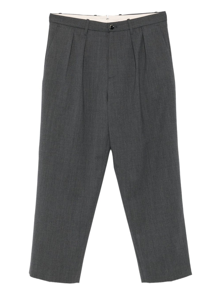 Nine In The Morning
Pantaloni grigi con tasche a patta