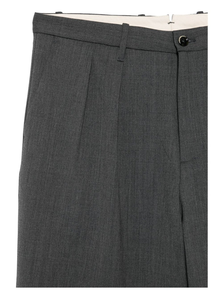 Nine In The Morning Pantaloni grigi con tasche a patta