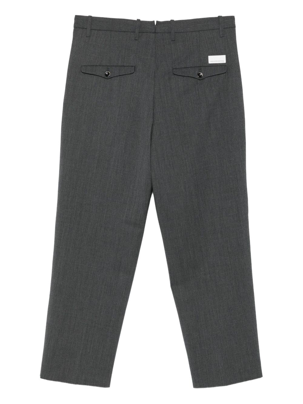 Nine In The Morning Pantaloni grigi con tasche a patta