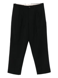 Nine In The Morning Pantaloni neri con pieghe