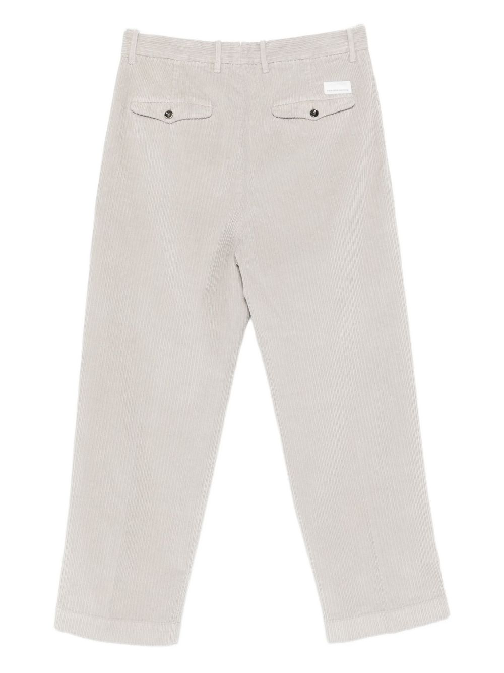 Nine In The Morning Pantaloni in velluto a coste con etichetta logo