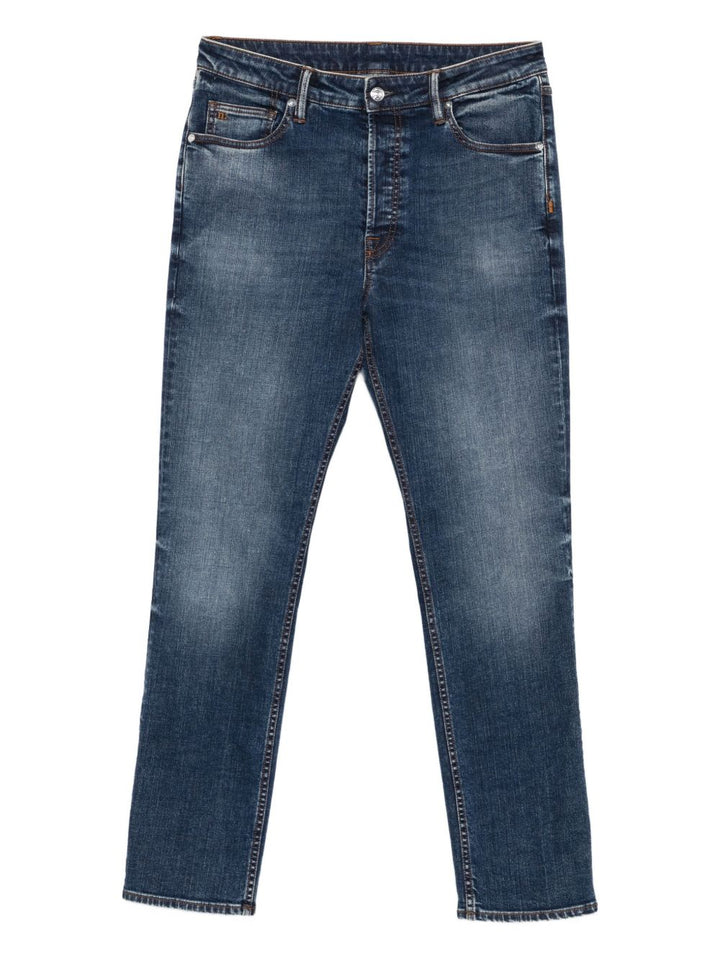 Nine In The Morning Pantaloni cinque tasche blu