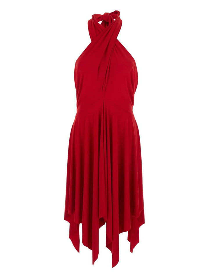 Norma Kamali
Abito rosso drappeggiato