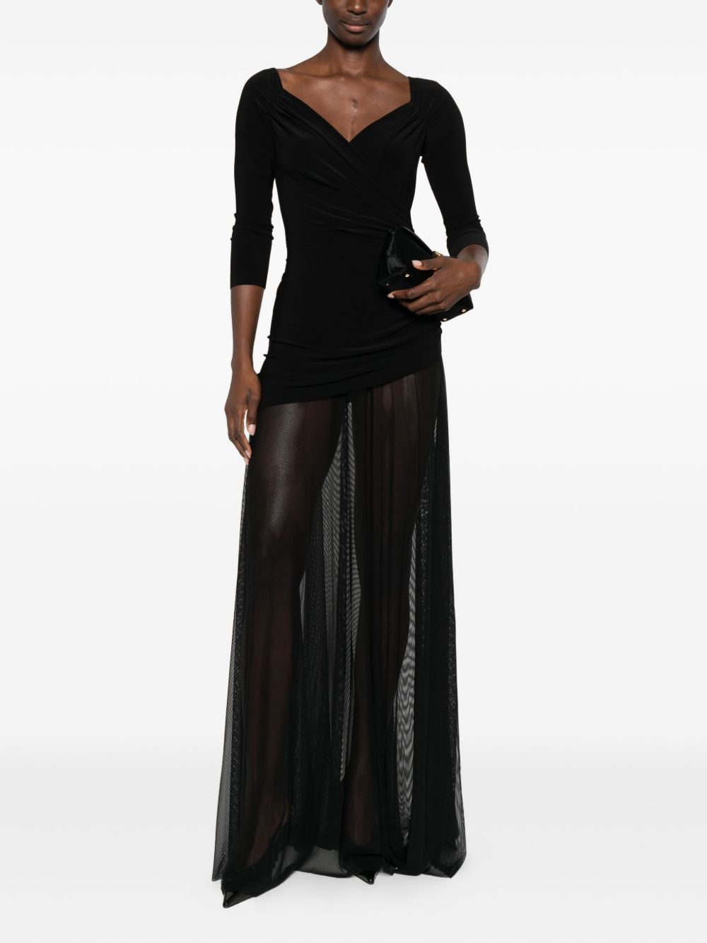 Norma Kamali
Abito lungo drappeggiato