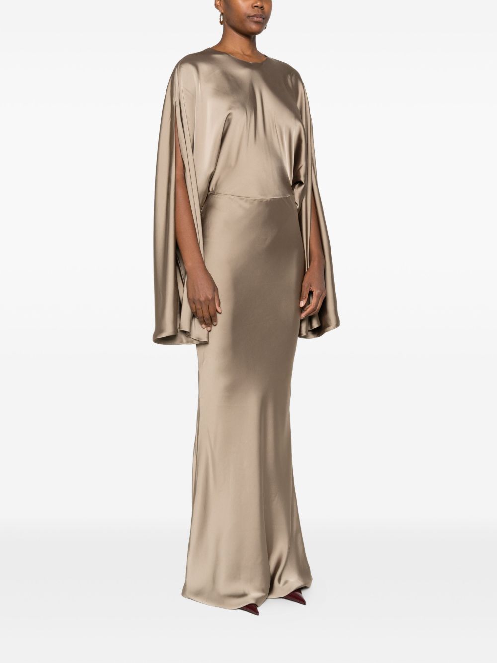 Norma Kamali Abito tortora