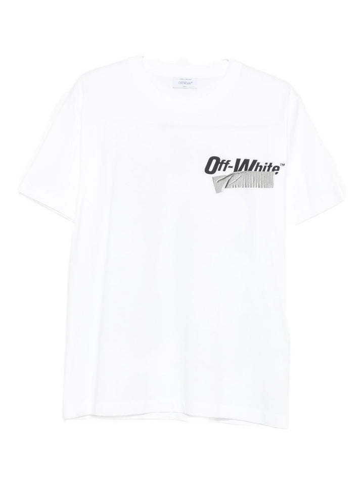 Off White
T-shirt bianca girocollo con logo