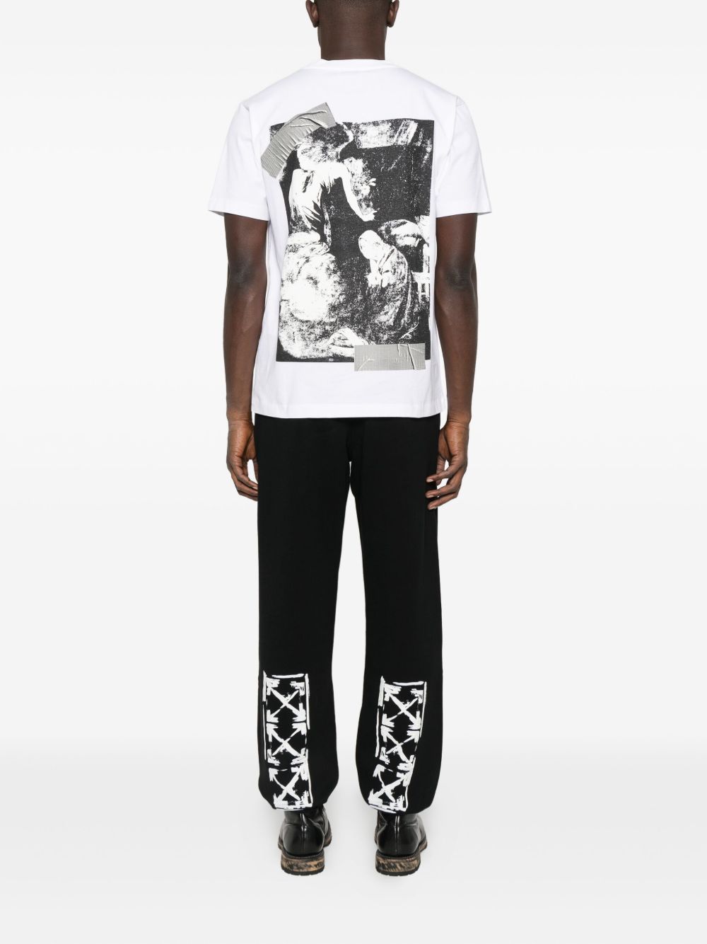 Off White
T-shirt bianca girocollo con logo