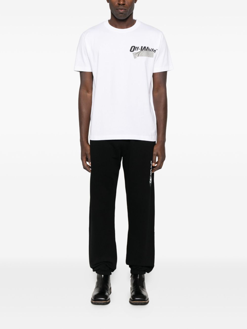 Off White
T-shirt bianca girocollo con logo