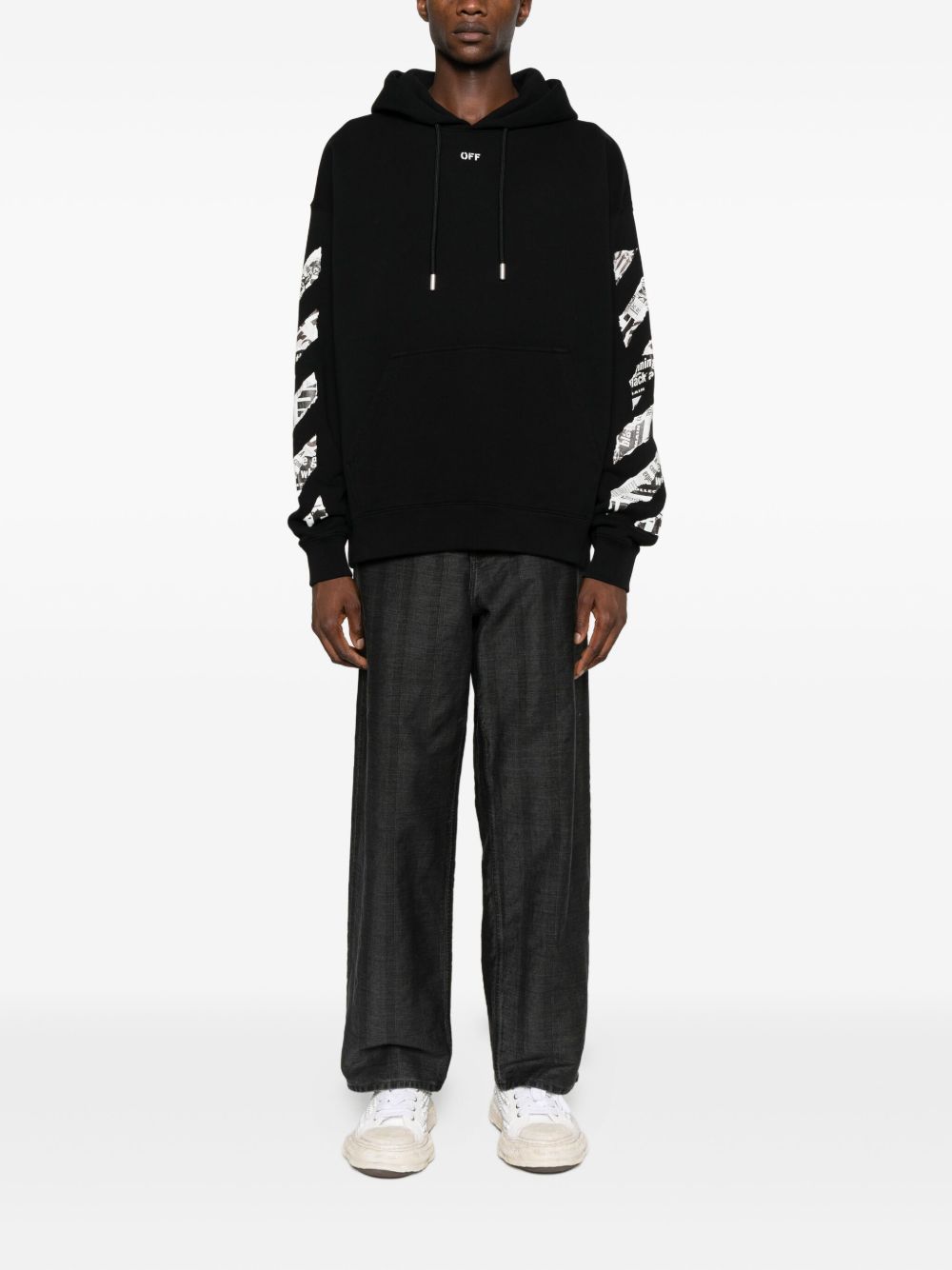 Off White
Felpa con cappuccio con motivo Arrows