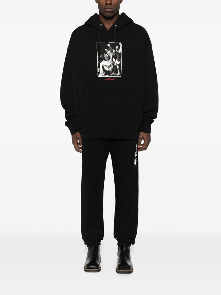 Off White
Pantalone in felpa nero con logo