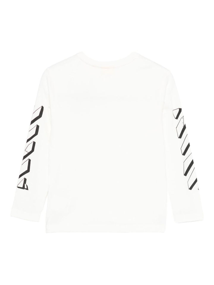 Off White Kids Felpa girocollo