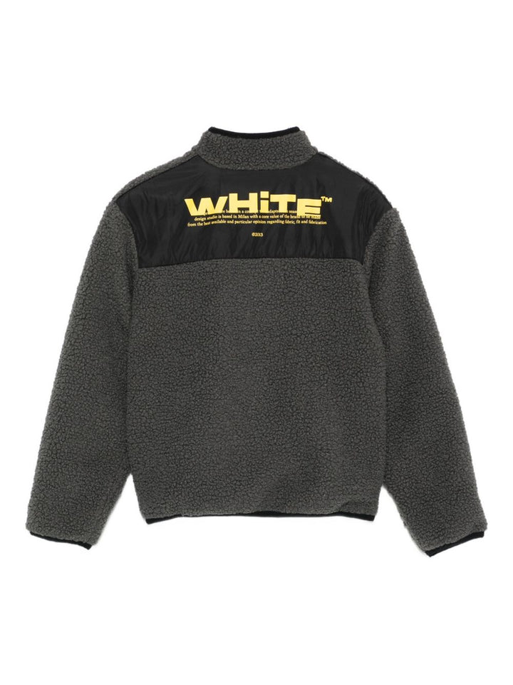 Off White Kids Felpa con zip