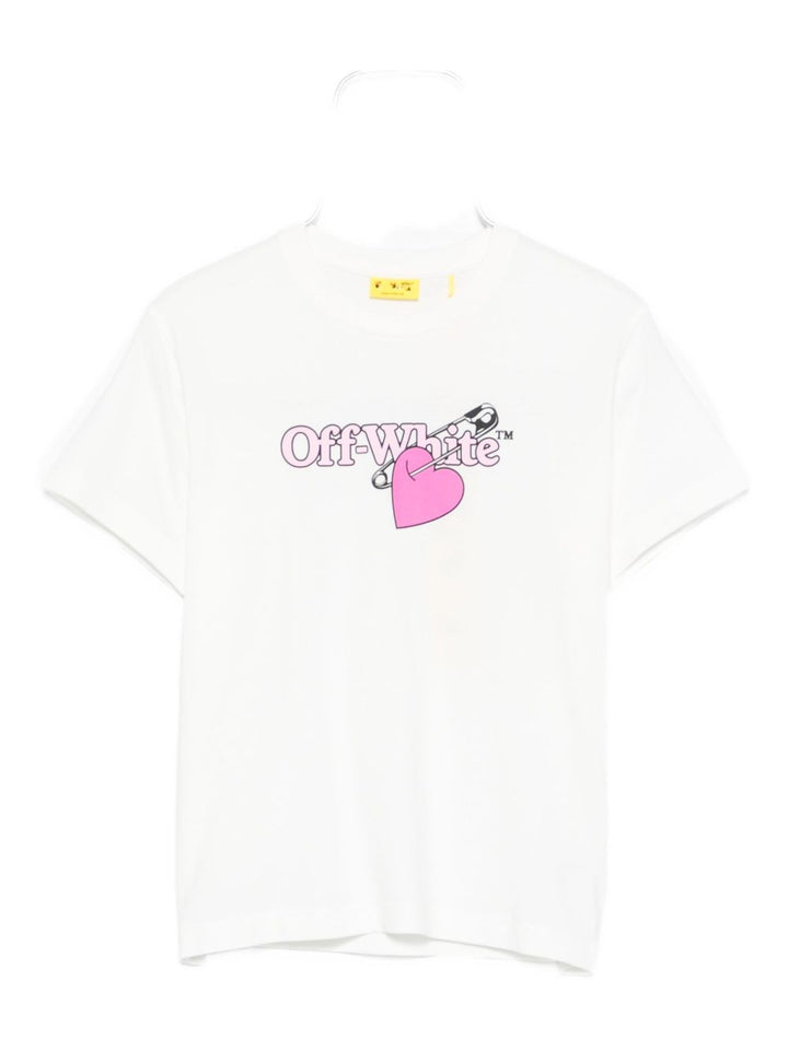 Off White Kids T-shirt bianca