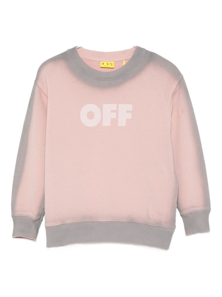 Off White Kids felpa girocollo