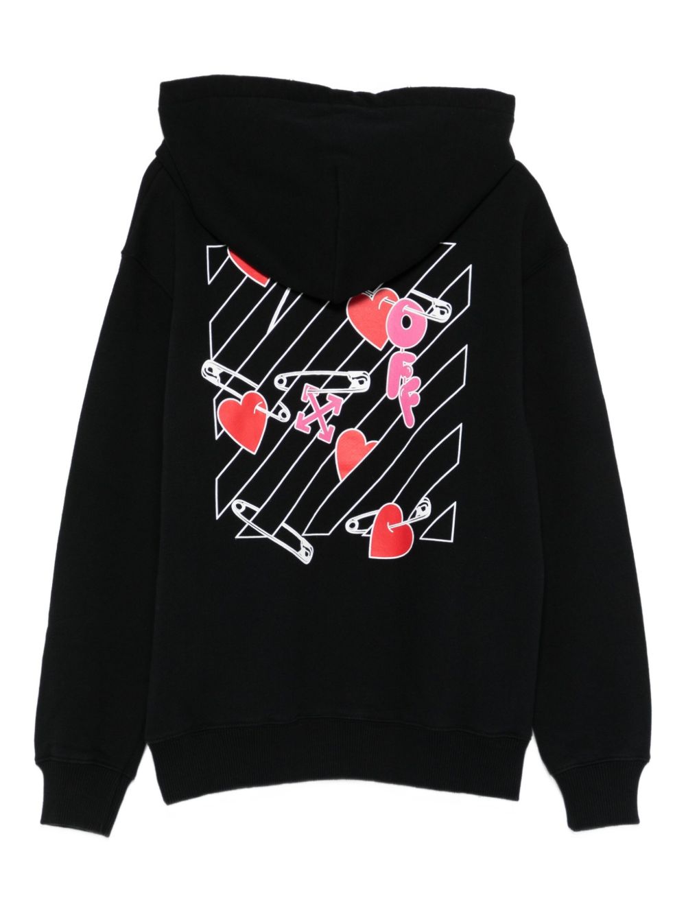 Off White Kids felpa con cappuccio