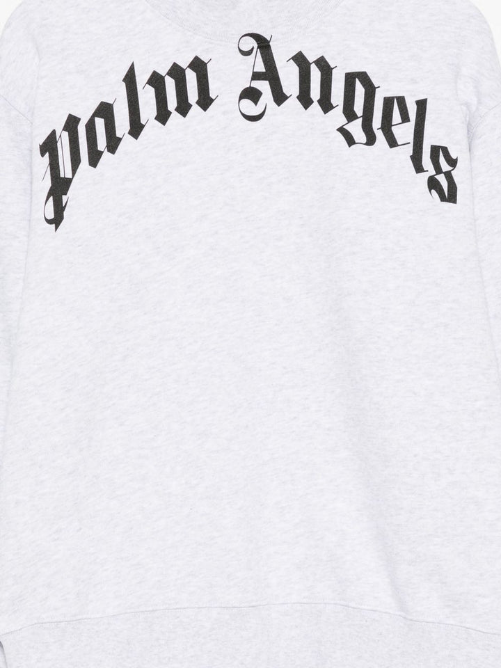 Palm Angels Kids Felpa con stampa logo