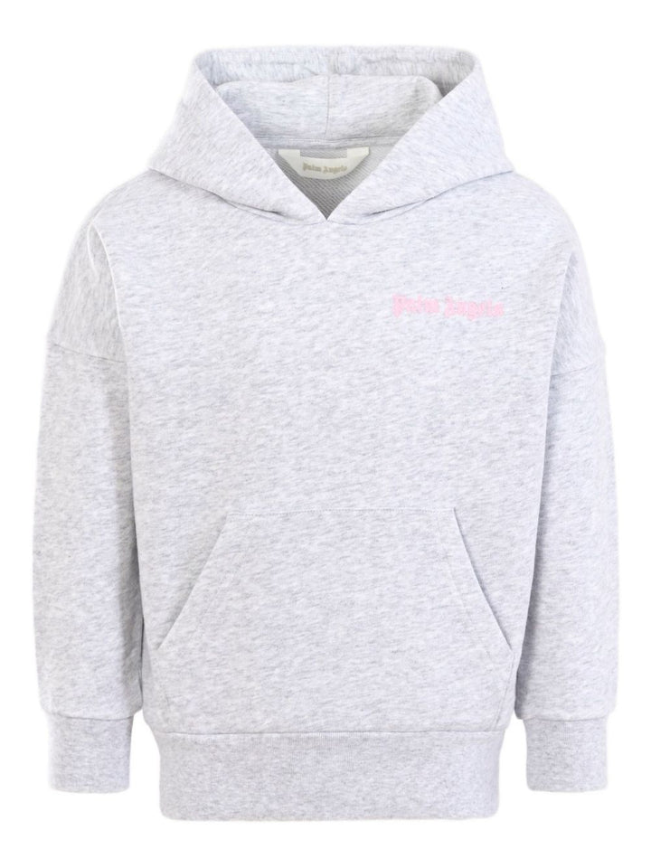 Palm Angels Kids
Top con logo ricamato e cappuccio