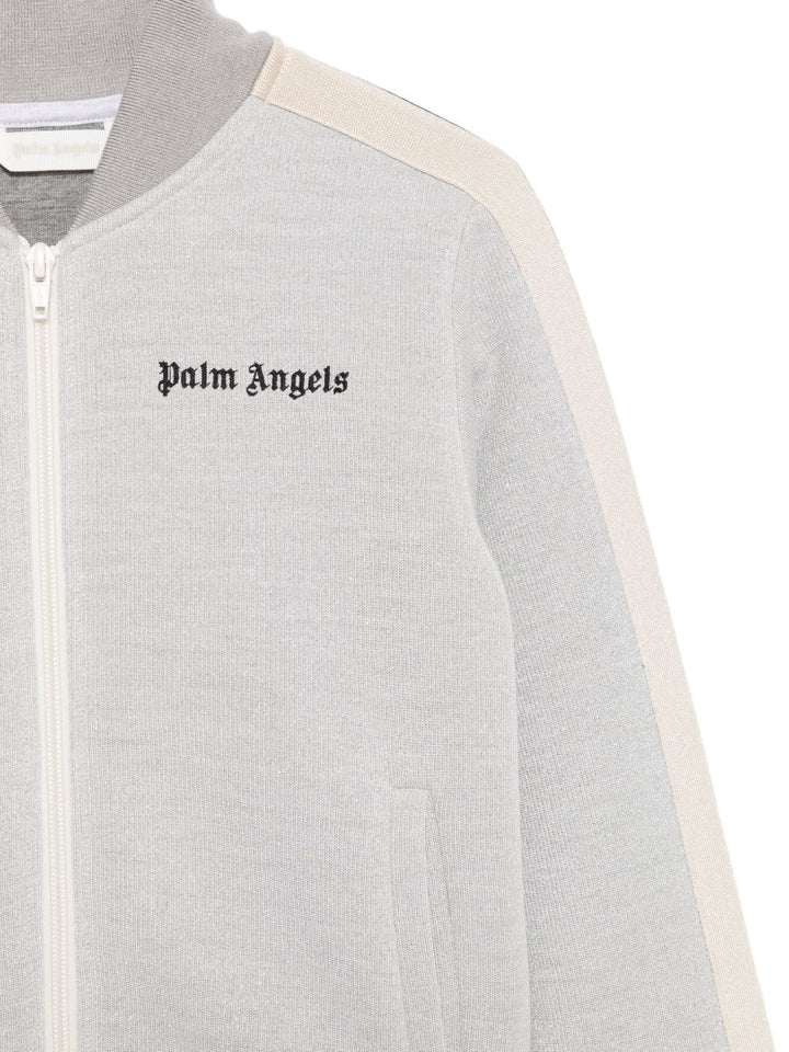 Palm Angels Kids maglia con zip intera