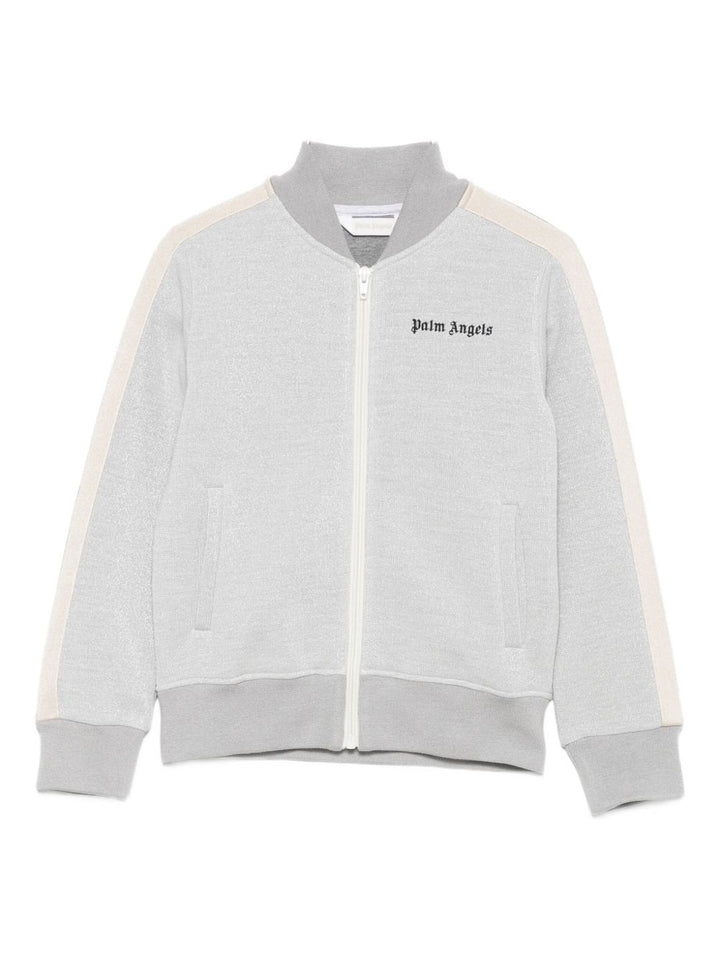 Palm Angels Kids maglia con zip intera