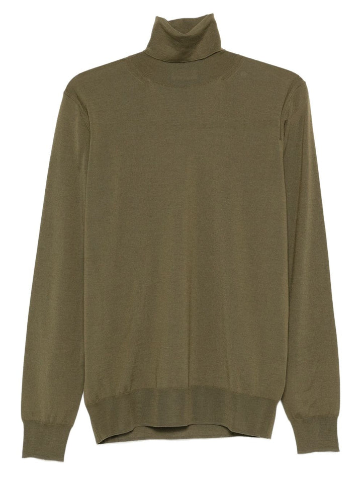 Paolo Pecora Maglione in lana a collo alto