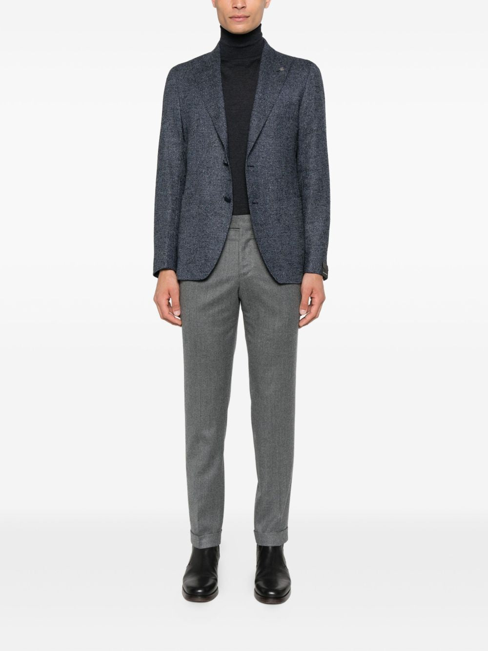 Paolo Pecora Maglione in lana a collo alto