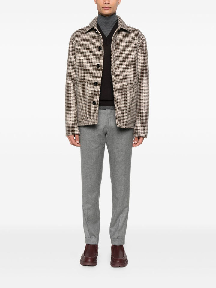 Paolo Pecora Maglione in lana con scollo a V