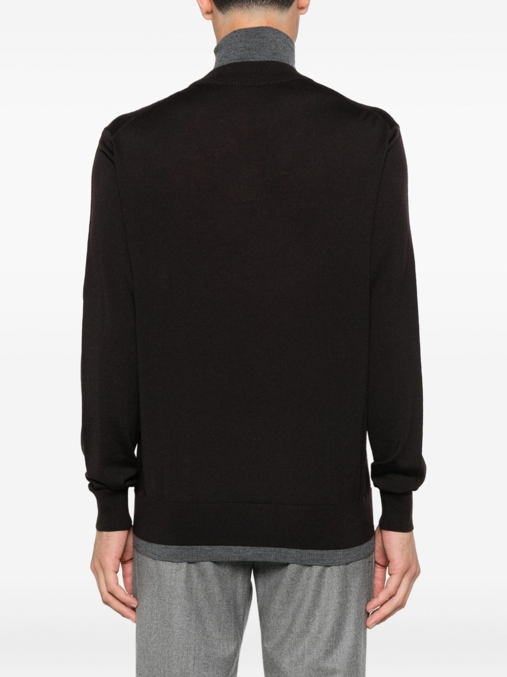 Paolo Pecora Maglione in lana con scollo a V