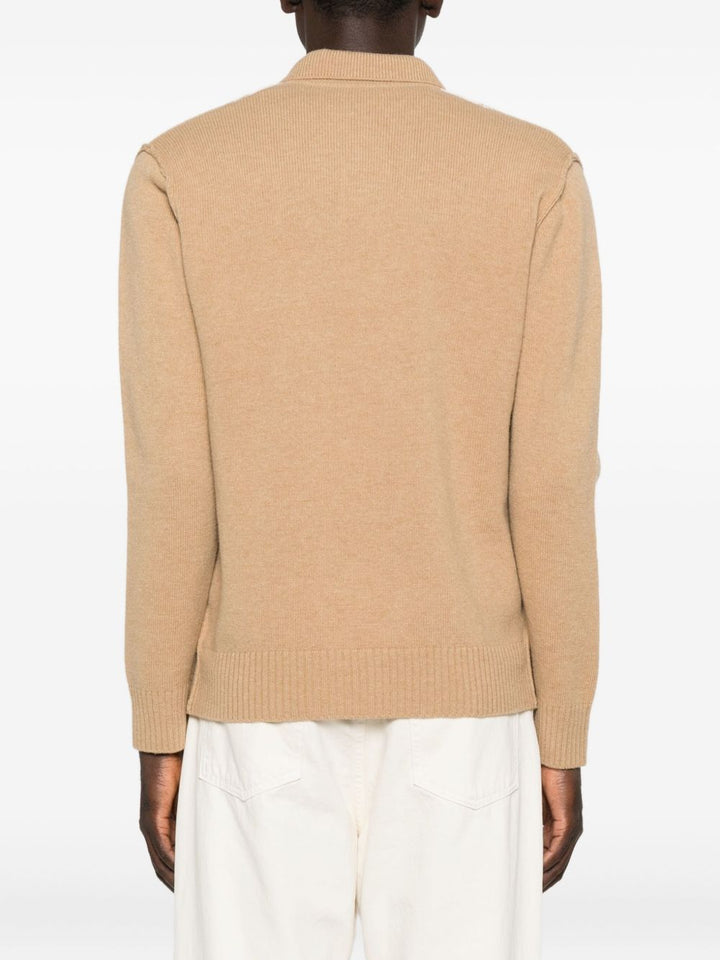 Paolo Pecora
Maglione beige con motivo a rombi