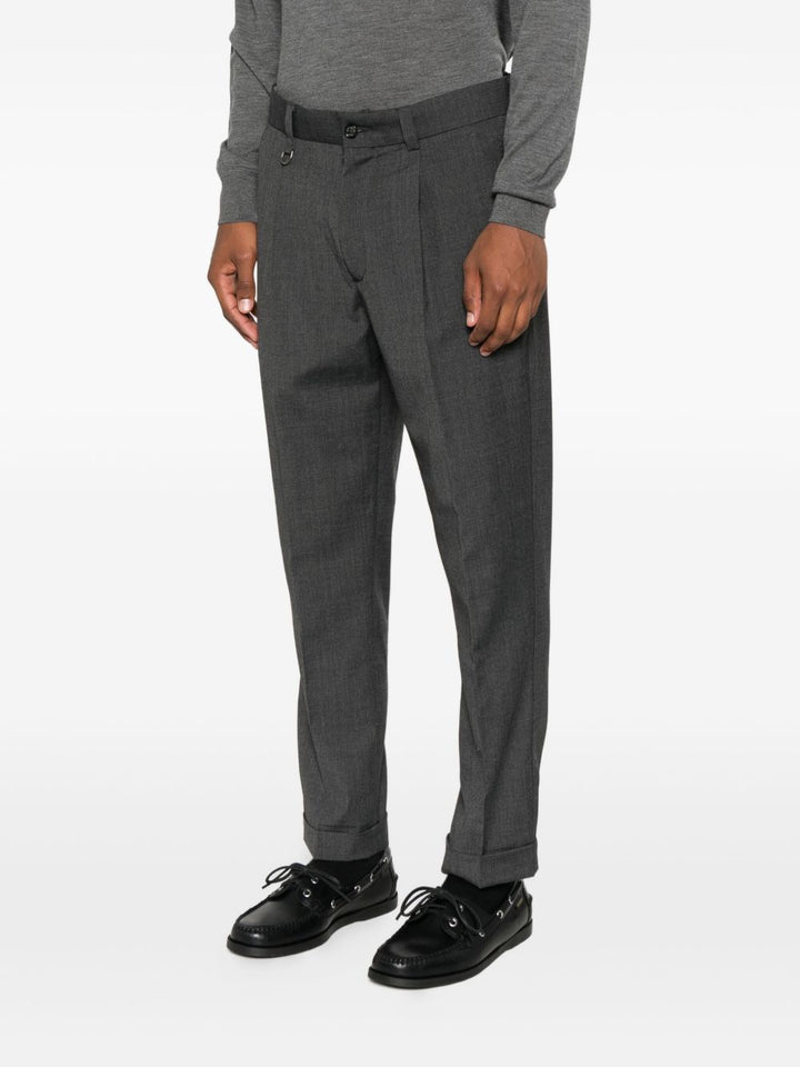 Paolo Pecora Pantaloni con pieghe