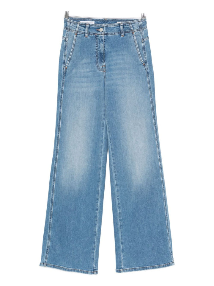 Peserico 
Pantalone in denim azzurro cinque tasche