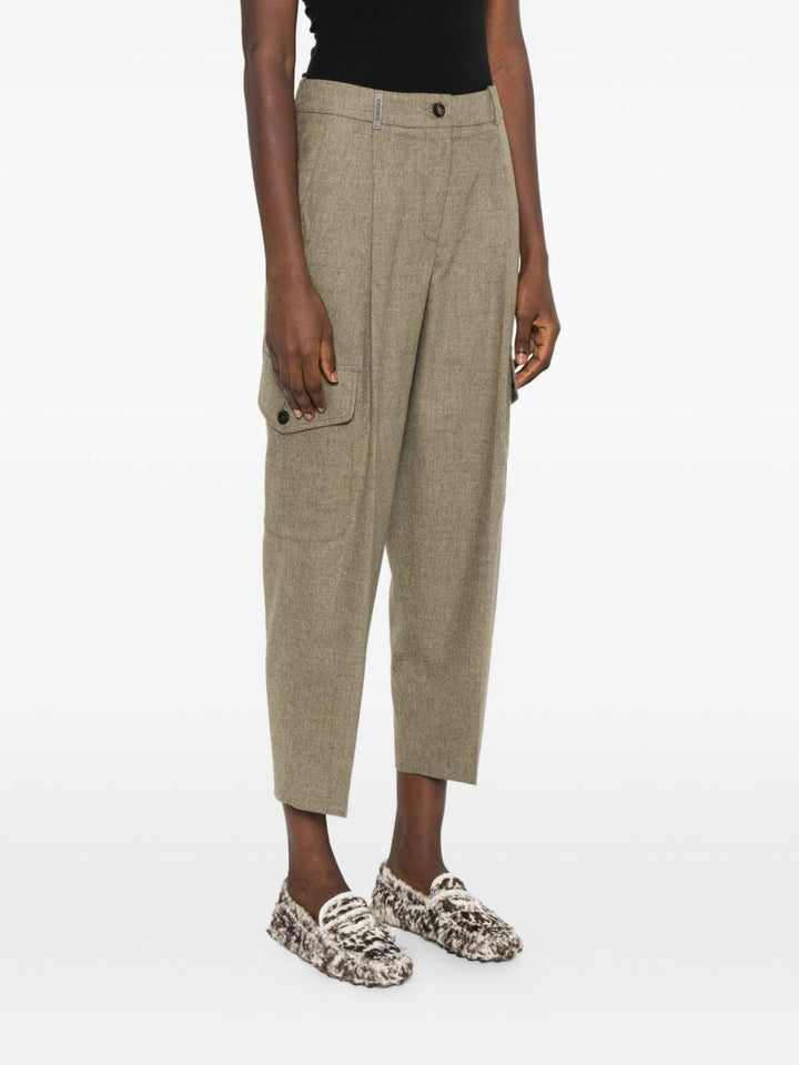 Peserico Pantaloni cargo beige