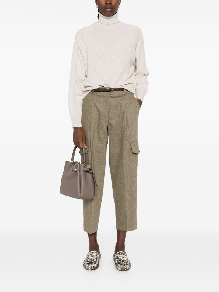 Peserico Pantaloni cargo beige