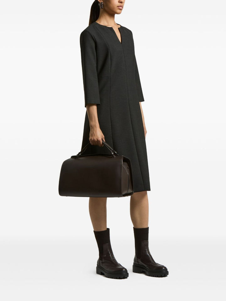 Peserico Abito grigio con scollo a V