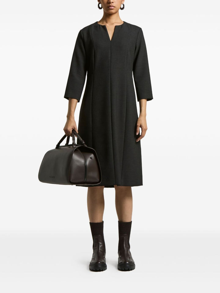 Peserico Abito grigio con scollo a V