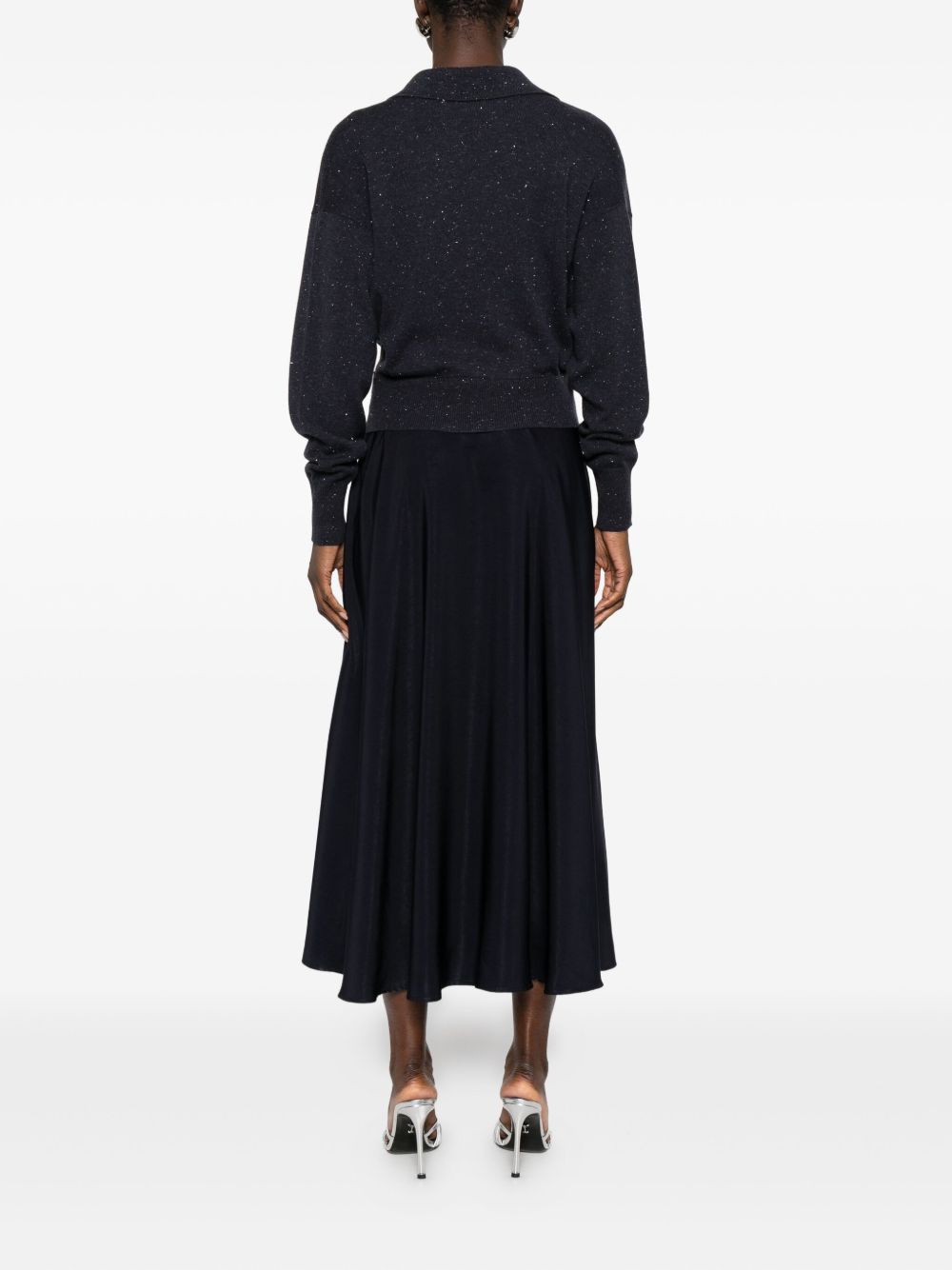 Peserico Abito midi con inserti