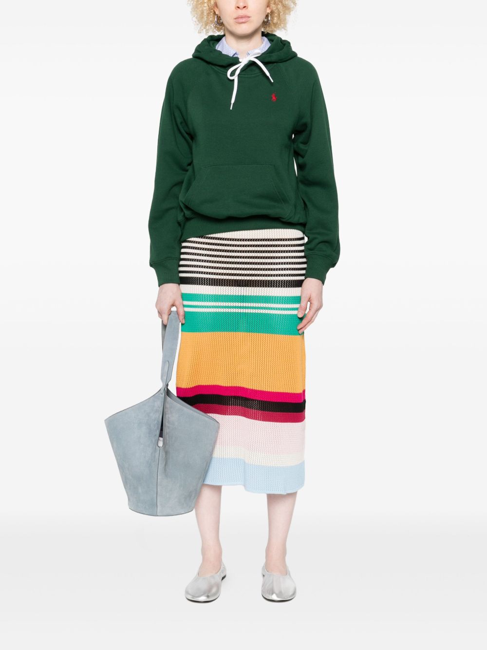 Polo Ralph Lauren
Felpa verde con coulisse