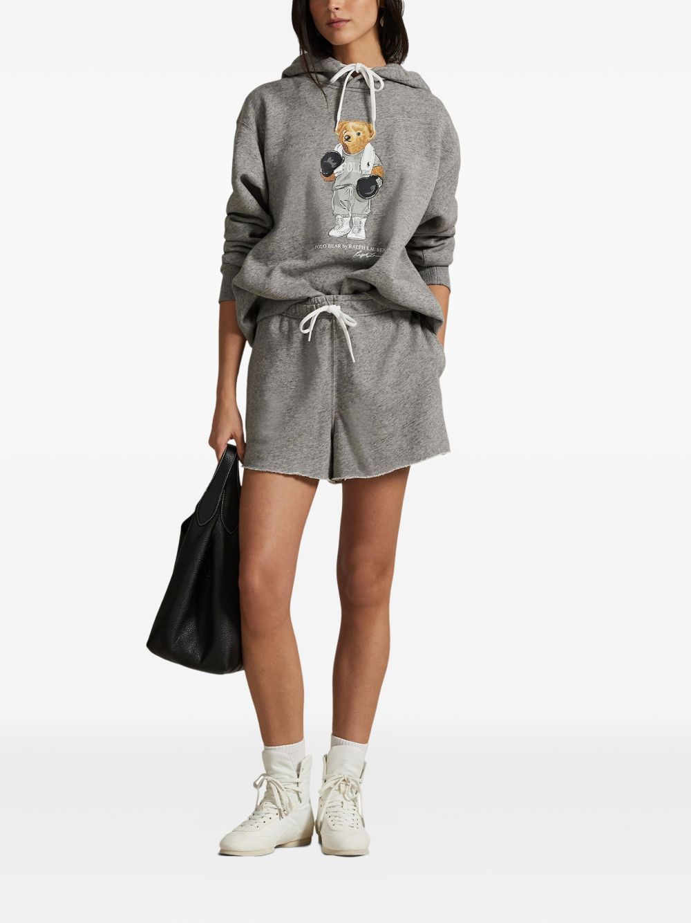 Polo Ralph Lauren
Felpa con stampa Bear e cappuccio