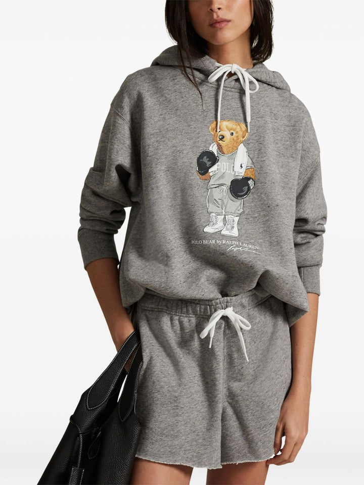 Polo Ralph Lauren
Felpa con stampa Bear e cappuccio