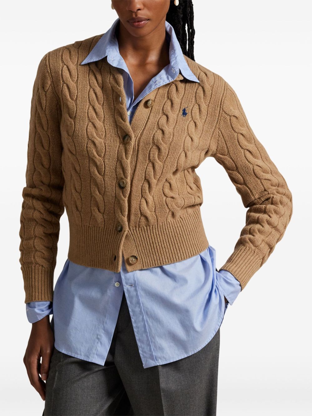 Polo Ralph Lauren
Cardigan a trecce