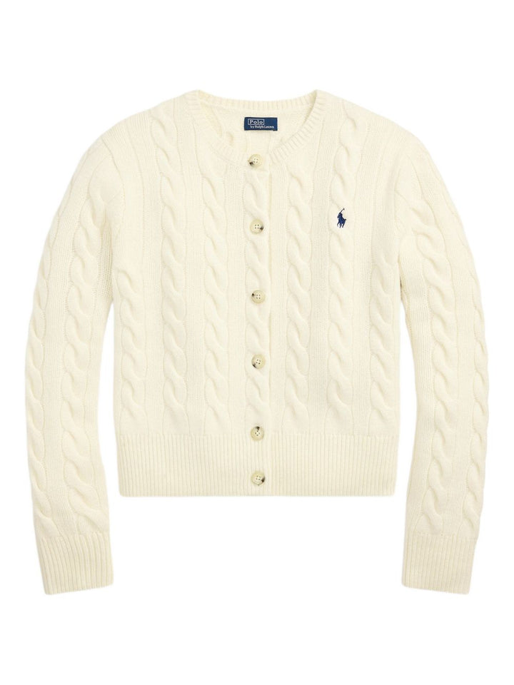 Polo Ralph Lauren
Cardigan in maglia a trecce