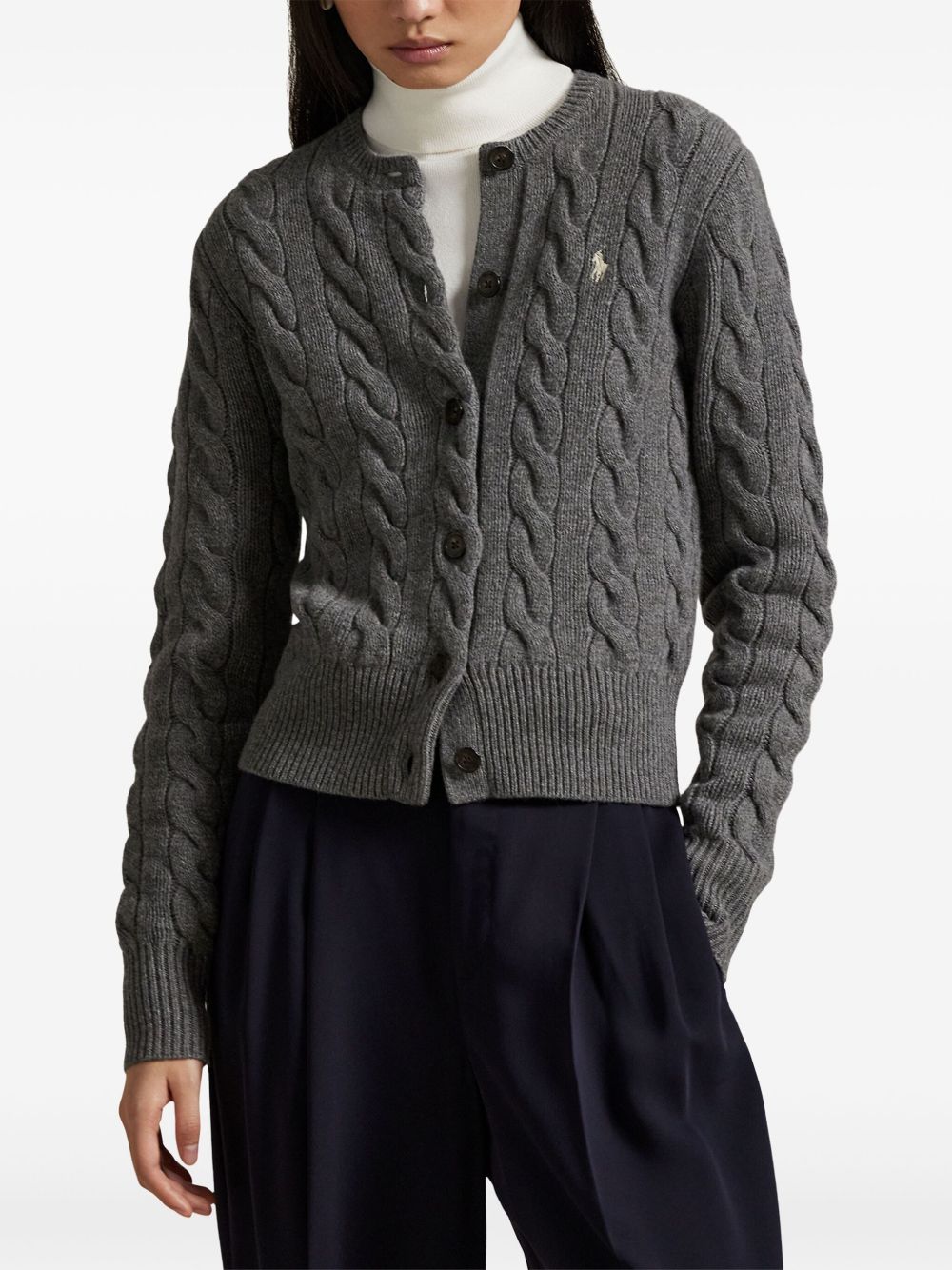 Polo Ralph Lauren
Cardigan in maglia a trecce