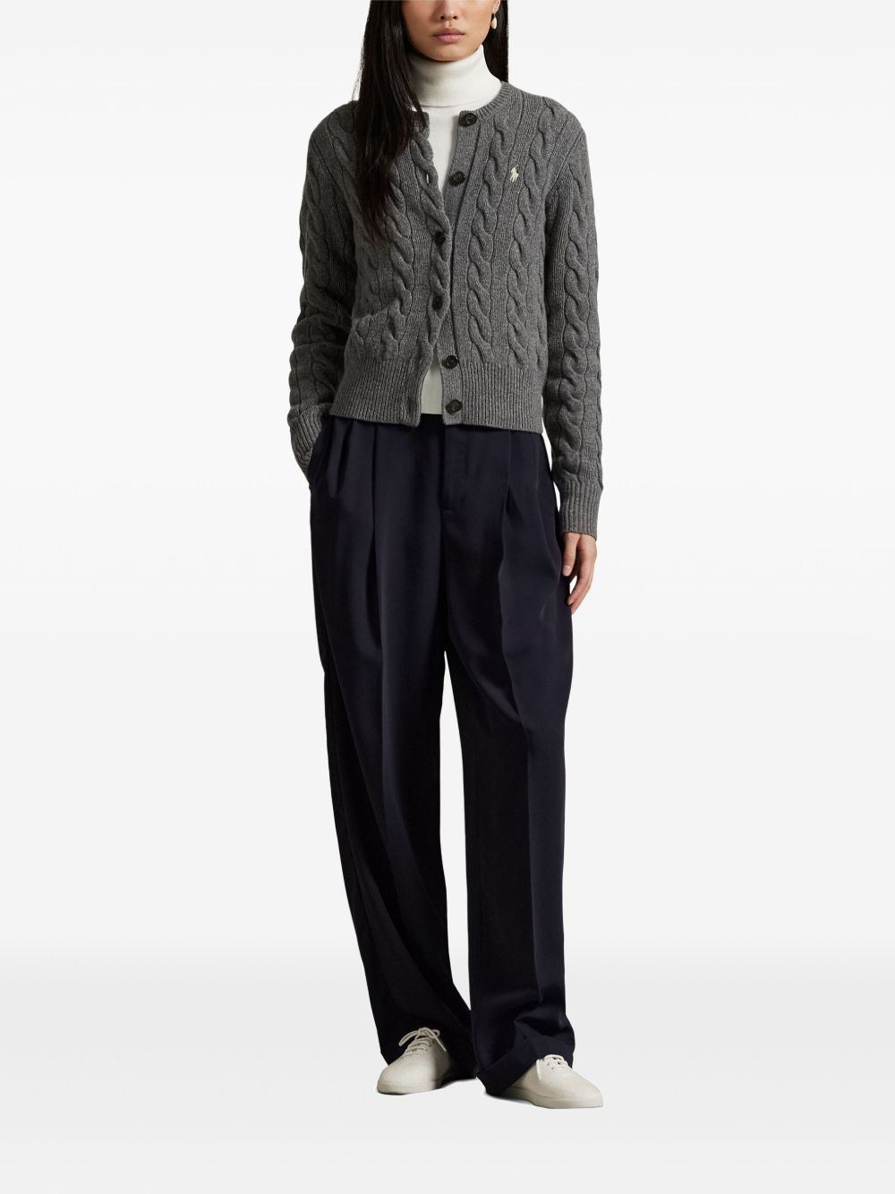 Polo Ralph Lauren
Cardigan in maglia a trecce