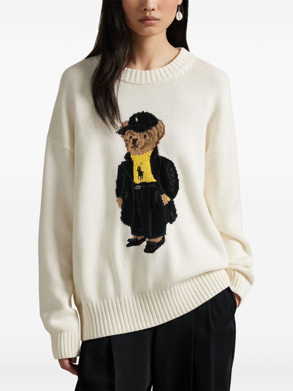 Polo Ralph Lauren Maglione girocollo con ricamo Polo Bear