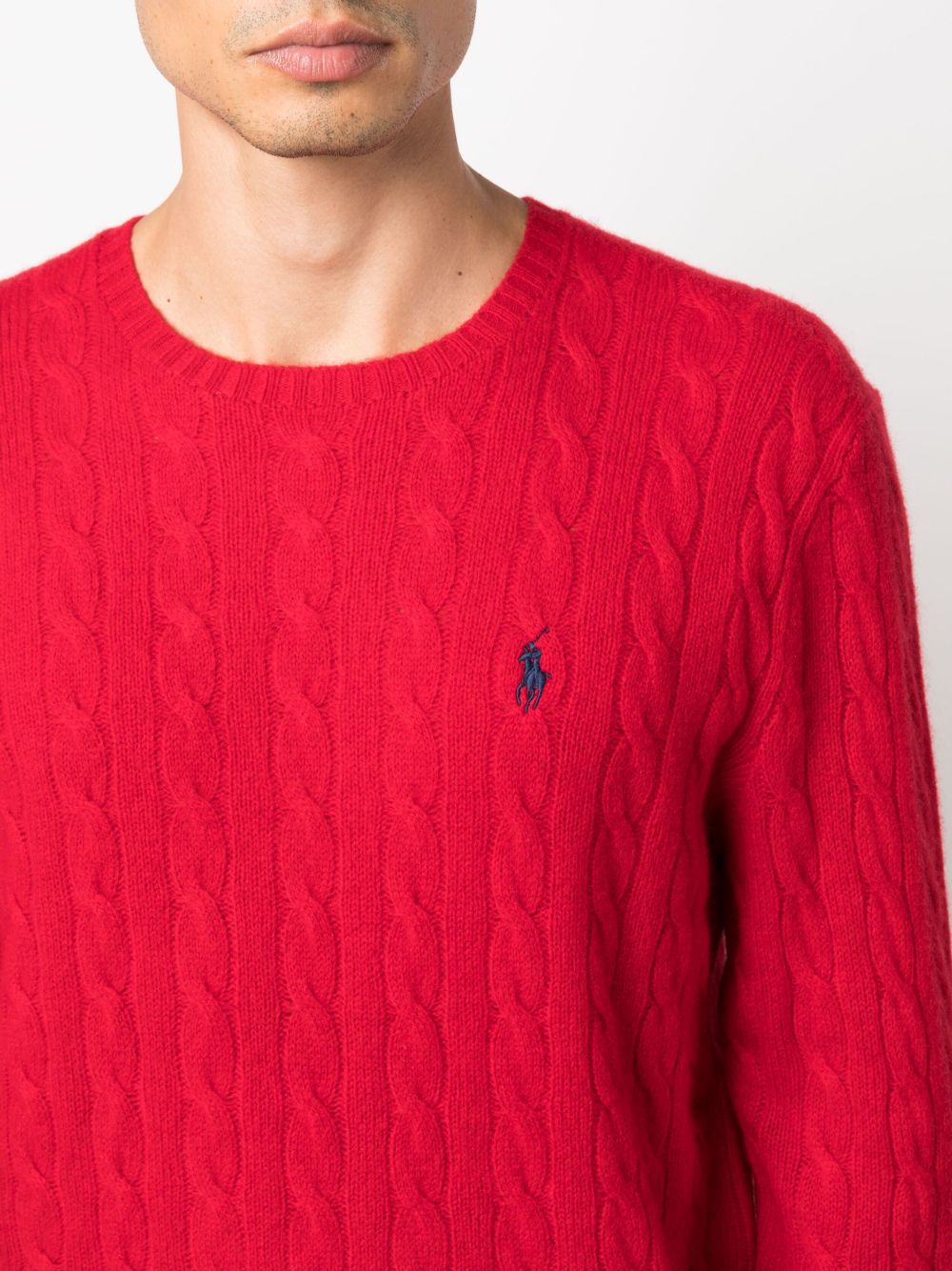 Polo Ralph Lauren
Maglione girocollo in maglia a trecce