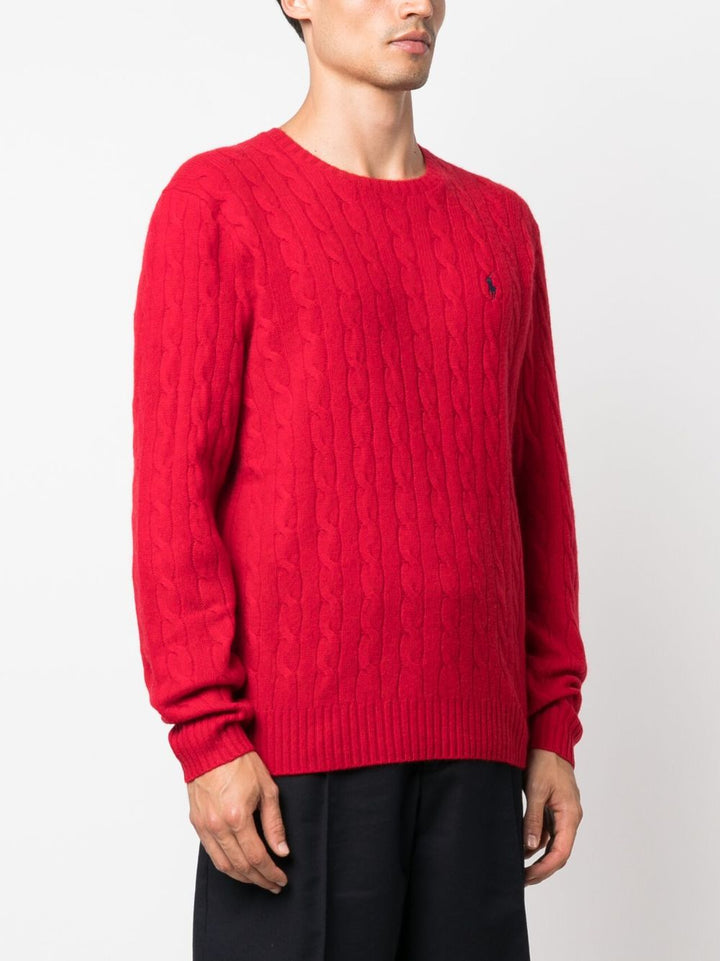 Polo Ralph Lauren
Maglione girocollo in maglia a trecce