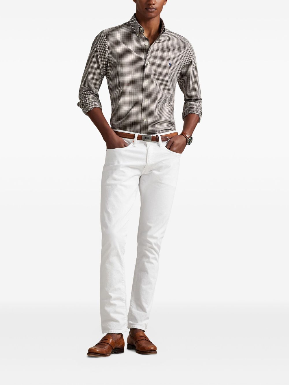 Polo Ralph Lauren Camicia a quadri beige