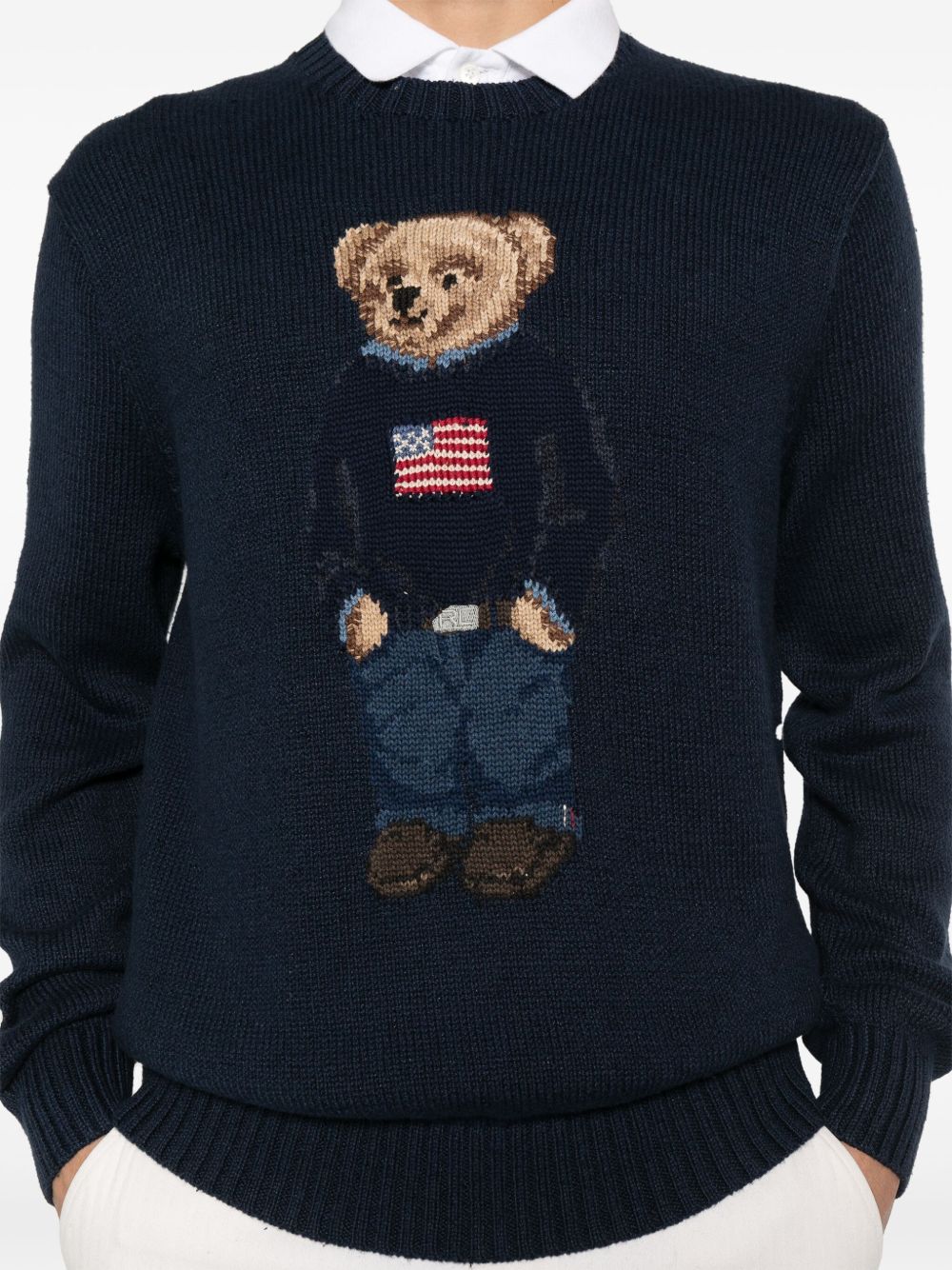 Polo Ralph Lauren Maglione Flag Bear